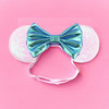 2024 Chic Mouse Ears Elastic Headband For Adult And Kids Bow Nylon Hairband Festival Party Cosplay DIY Hair Accessories