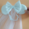 2024 Chic Mouse Ears Elastic Headband For Adult And Kids Bow Nylon Hairband Festival Party Cosplay DIY Hair Accessories