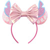 2024 Disneyland Dumbo Mickey Ears Headband Stitch Sequin Bow Hairband Girls Boys Festival Party Cosplay DIY Hair Accessories