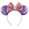 2024 Disneyland Dumbo Mickey Ears Headband Stitch Sequin Bow Hairband Girls Boys Festival Party Cosplay DIY Hair Accessories