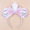 2024 Disneyland Dumbo Mickey Ears Headband Stitch Sequin Bow Hairband Girls Boys Festival Party Cosplay DIY Hair Accessories