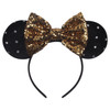 2024 Disneyland Dumbo Mickey Ears Headband Stitch Sequin Bow Hairband Girls Boys Festival Party Cosplay DIY Hair Accessories