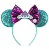 2024 Disneyland Dumbo Mickey Ears Headband Stitch Sequin Bow Hairband Girls Boys Festival Party Cosplay DIY Hair Accessories