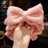 Soft Coral Fleece Headband Animal Ears Hairband Wash Face Hair Holder Bow Turban for Women Hair Band Fashion Hair Accessories