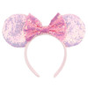 2024 Hot Sales Disney Mickey Ears Headband For Girls Women 5''Polka Dot Bow Hairband Festival Party Travel DIY Hair Accessories