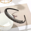 Non-slip Rhinestone Hair Hoops Bands Women Toothed Elastic Headbands For Women Shiny Luxury Hair Hoops Bezel Accessories