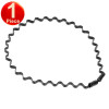 Unisex Metal Wavy Spring Hair Hoop Lack Non Slip Outdoor Sports Headbands Simple Hairband For Women Men Face Washing Headdress