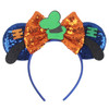 Disney Castle Fireworks Mouse Ears Headband Sequins Bow Girls Cosplay Hairband Adult/Kids Party Gift Children Hair Accessories