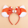 Disney Castle Fireworks Mouse Ears Headband Sequins Bow Girls Cosplay Hairband Adult/Kids Party Gift Children Hair Accessories