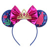 Disney Castle Fireworks Mouse Ears Headband Sequins Bow Girls Cosplay Hairband Adult/Kids Party Gift Children Hair Accessories