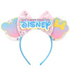 Disney Castle Fireworks Mouse Ears Headband Sequins Bow Girls Cosplay Hairband Adult/Kids Party Gift Children Hair Accessories