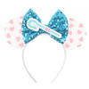 Disney Castle Fireworks Mouse Ears Headband Sequins Bow Girls Cosplay Hairband Adult/Kids Party Gift Children Hair Accessories