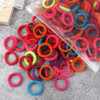 50/100PCS 3cm Children Headband High Elastic Solid Color Scrunchies Kids Baby Hair Bands Headwear Hair Accessories Gifts Holder