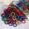 50/100PCS 3cm Children Headband High Elastic Solid Color Scrunchies Kids Baby Hair Bands Headwear Hair Accessories Gifts Holder