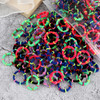 50/100PCS 3cm Children Headband High Elastic Solid Color Scrunchies Kids Baby Hair Bands Headwear Hair Accessories Gifts Holder