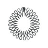 Plastic Full Circle Stretch Flexible Comb Teeth Headband Hair Hoop Band Clip Hairband for Face Wash Fixed Hair Accessories