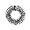 Plastic Full Circle Stretch Flexible Comb Teeth Headband Hair Hoop Band Clip Hairband for Face Wash Fixed Hair Accessories