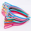 12PCS Girls Cat Ear Headbands Candy Color Cat Ears Headband Plastic Teeth Hairbands Family Decoration Party Hair Accessories