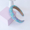 Sponge Padded Hairband Wide Headband Candy Color Headbands Adult Hair Jewley Accessories for Women Girls