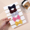 5Pcs/set Corduroy Baby Bows Headband For Girls Elastic Nylon Newborn Turban Hair Bands Toddle Hairband Headwear Hair Accessories