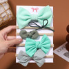 5Pcs/set Corduroy Baby Bows Headband For Girls Elastic Nylon Newborn Turban Hair Bands Toddle Hairband Headwear Hair Accessories