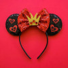 2 Colors Cute Disney Lilo & Stitch Ears Hairband Women Plush Pink Stitch Headband Girl Sequins Bow Hair Accessories Kid Festival