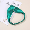 100 Mulberry Silk Hair Band 19 Momme Pure Silk Twist Turban Headband Women Silk Head Wrap Luxury Bohe Designer Elastic Hair Wrap
