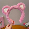 Disney Simple Ears Hairband Women Cute Anime Plush Lotso Headband For Girl Soft Warm Makeup Wash Face Hair Accessories Kids Gift Disney Simple Ears Hairband Women Cute Anime Plush Lotso Headband For Girl Soft Warm Makeup Wash Face Hair Accessories Kids Gift