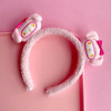 Disney Simple Ears Hairband Women Cute Anime Plush Lotso Headband For Girl Soft Warm Makeup Wash Face Hair Accessories Kids Gift Disney Simple Ears Hairband Women Cute Anime Plush Lotso Headband For Girl Soft Warm Makeup Wash Face Hair Accessories Kids Gift