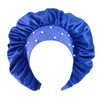 Women Extra Large Satin Long Sleep Cap for Dreadlocks Curly Hair Bonnet Loose Night Sleeping Hat Elastic Band Headwrap Stretchy