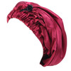 Women Extra Large Satin Long Sleep Cap for Dreadlocks Curly Hair Bonnet Loose Night Sleeping Hat Elastic Band Headwrap Stretchy