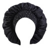 Women Extra Large Satin Long Sleep Cap for Dreadlocks Curly Hair Bonnet Loose Night Sleeping Hat Elastic Band Headwrap Stretchy