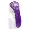 Women Crochet Hair Snood With Elastic Edge Long Hair Net Head Cover Hair Care Nightcap Mesh Pocket Wrap Dreadlock Headwear
