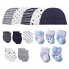 Newborn Hat+Gloves+Socks Set For Baby Boy&Girl Cotton Fall Casual Photography Props Soft Headwear Infant Nightcap Winter Fashion