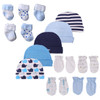 Newborn Hat+Gloves+Socks Set For Baby Boy&Girl Cotton Fall Casual Photography Props Soft Headwear Infant Nightcap Winter Fashion