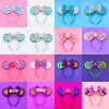 Disney Rapunzel Hair Accessories for Girls Chameleon Sunflower Ears Hairbands Women Tangled Head Bands Kids Sequins Bow Headwear