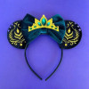 Disney Rapunzel Hair Accessories for Girls Chameleon Sunflower Ears Hairbands Women Tangled Head Bands Kids Sequins Bow Headwear