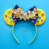 Disney Rapunzel Hair Accessories for Girls Chameleon Sunflower Ears Hairbands Women Tangled Head Bands Kids Sequins Bow Headwear