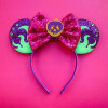 Disney Rapunzel Hair Accessories for Girls Chameleon Sunflower Ears Hairbands Women Tangled Head Bands Kids Sequins Bow Headwear