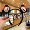 Disney Q-Version Ears Headband Girl Winnie The Pooh Double Headed Women Hairbands Mickey Minnie Headwear Kids Birthday Xmas Gift