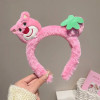 Disney Q-Version Ears Headband Girl Winnie The Pooh Double Headed Women Hairbands Mickey Minnie Headwear Kids Birthday Xmas Gift