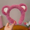 Disney Cute Hairpin Cartoon Anime Hairbands Women Kawaii Lotso Headband Girl Soft Warm Plush Hair Accessories Kids Birthday Gift