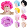 8 Colors Kids Girls Boys Silky Satin Bonnet Cap Turban Hat Wide Elastic Bands Night Sleep Cap 8 Colors Kids Girls Boys Silky Satin Bonnet Cap Turban Hat Wide Elastic Bands Night Sleep Cap