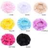 8 Colors Kids Girls Boys Silky Satin Bonnet Cap Turban Hat Wide Elastic Bands Night Sleep Cap 8 Colors Kids Girls Boys Silky Satin Bonnet Cap Turban Hat Wide Elastic Bands Night Sleep Cap