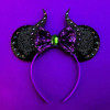 Disney Mickey Mouse Ears Headbands For Women Cosplay Dots Bow Minnie Hair Accessories Kid Disneyland Hairband Girl Festival Gift