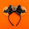 Disney Mickey Mouse Ears Headbands For Women Cosplay Dots Bow Minnie Hair Accessories Kid Disneyland Hairband Girl Festival Gift