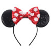 Disney Mickey Mouse Ears Headbands For Women Cosplay Dots Bow Minnie Hair Accessories Kid Disneyland Hairband Girl Festival Gift