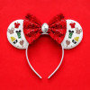 Disney Mickey Mouse Ears Headbands For Women Cosplay Dots Bow Minnie Hair Accessories Kid Disneyland Hairband Girl Festival Gift