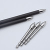 Tungsten Steel Glue-in Archery Hunting Bullet Silver Arrow Point 120