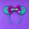 The Little Mermaid Headbands for Girls Crab Flounder Hair Accessories Women Disney Ariel Pearls Shell Ears Hairband Kids Cosplay